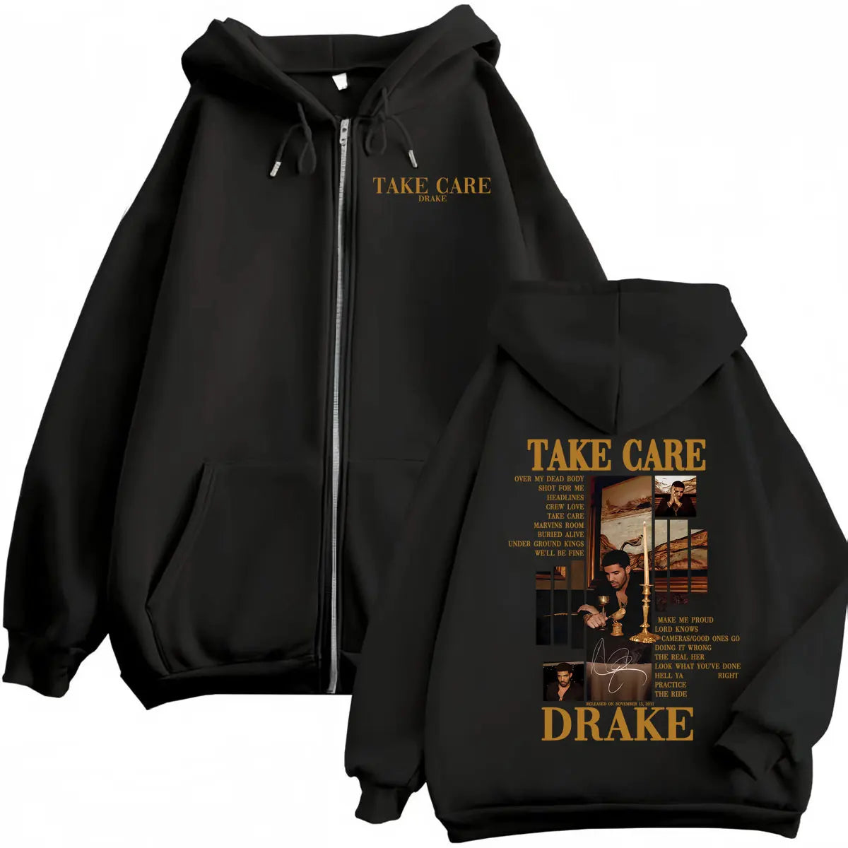 Drake Take Care Zip Up